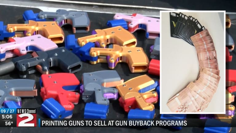 Man 3D-Prints Guns For New York Buyback Event, Makes A Whopping $21,000