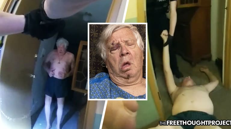WATCH: Innocent 75yo Man Suffers Stroke As Cops Taser, Beat Him in His Home — Taxpayers Held Liable