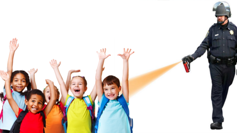 "Whoops, My Bad" Cops Accidentally Pepper Spray Classroom of 4-year-olds