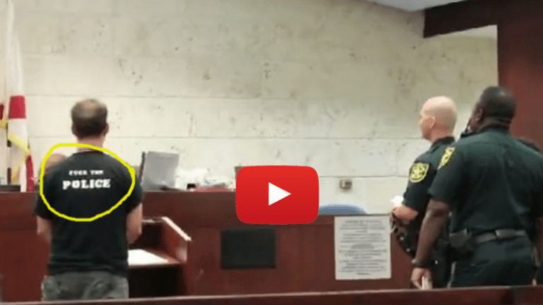 Man Wearing "F**K The Police" Shirt in Court Denied 5th Amendment, Wins Trial Anyway