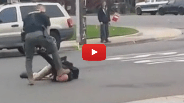 Man Asks Cop Nicely to Stop Blocking Traffic, So the Cop Beat Him and Stomped his Head