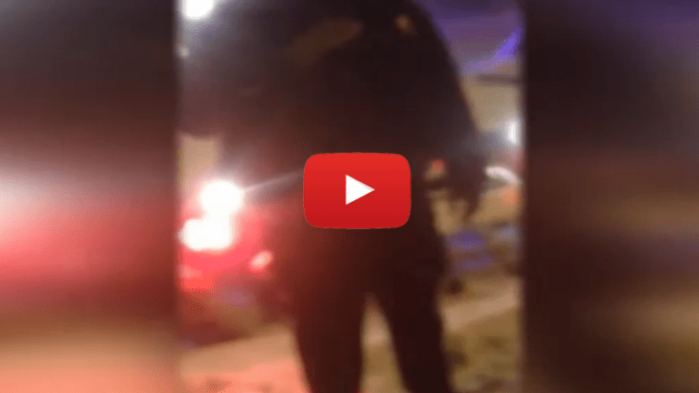 This Man's Car Got Stuck in the Snow, So Cops Show Up and Knock Him Out