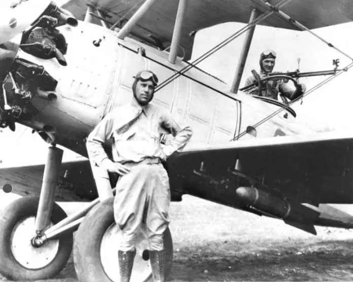 Bombs away: A Marine aviator in Nicaragua c. 1928. [Source: defensemedianetwork.com]