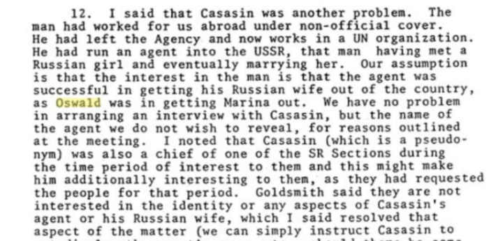CIA memo to HSCA staffers, page 6