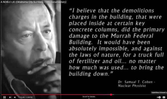 Dr. Samuel Cohen, the inventor of the Neutron Bomb, concurred with General Partin and openly questioned the plausibility of the government’s story.
