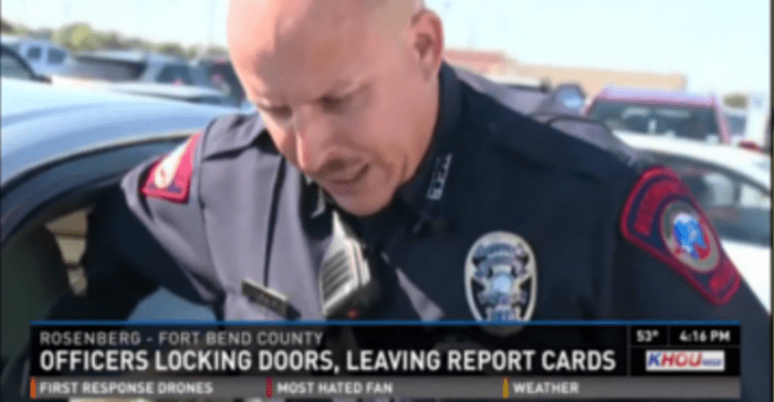 burglary report card