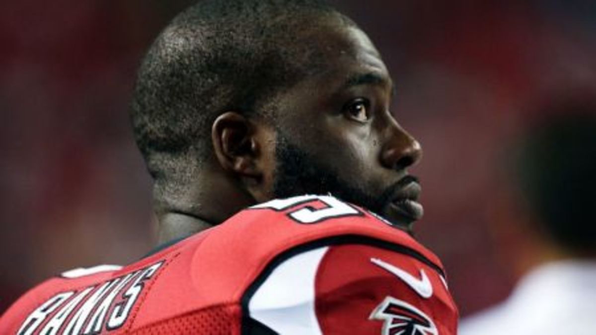 Banks was a high school All-American linebacker whose career was interrupted by a false rape conviction. The Atlanta Falcons gave Banks a tryout in 2013.
