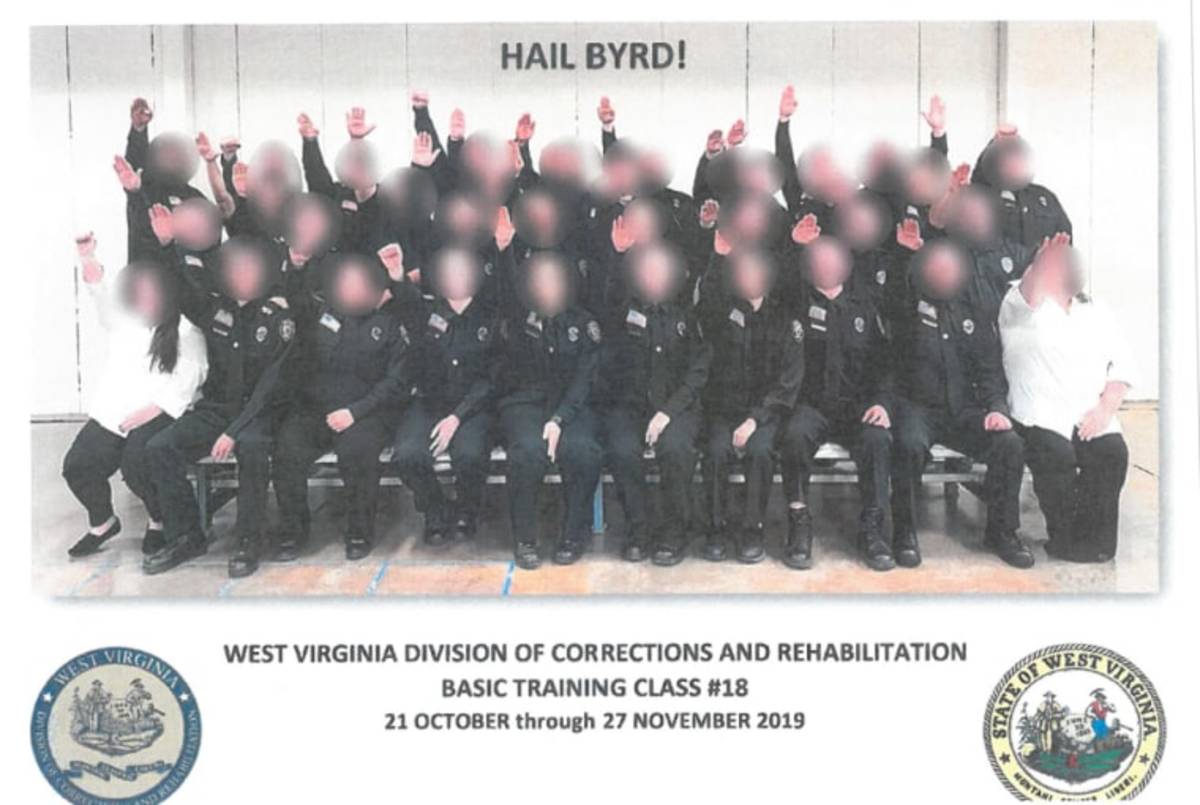 Image result for west virginia nazi salute