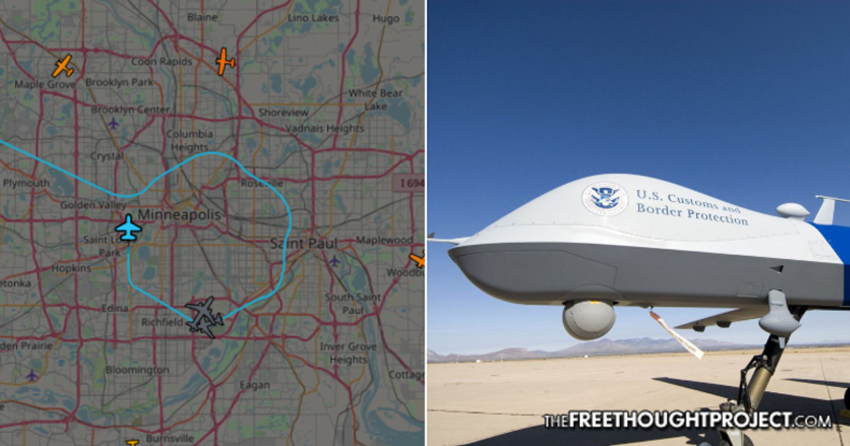 US Border Patrol Reportedly Using Drones To Spy on Minneapolis Protests ...