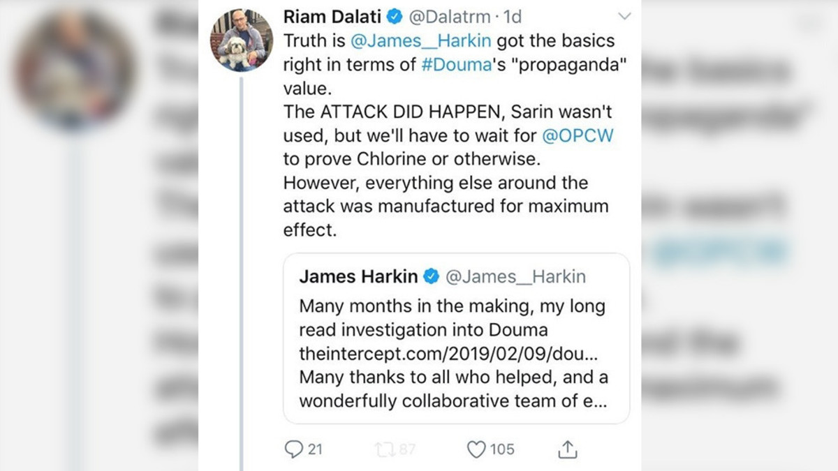Riam Dalati © Screenshot from Twitter
