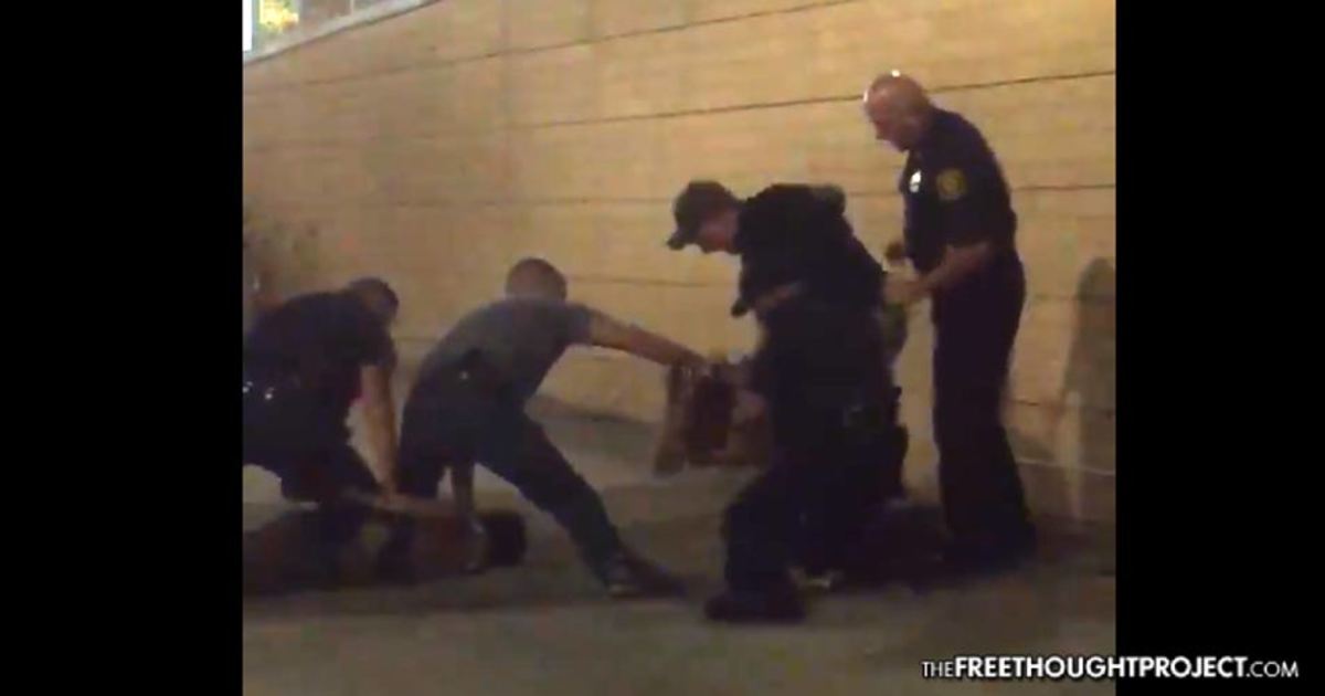 'Use Your F**king Taser Bobby!' Cops Snap, Smash Man's Head Into Concrete Over and Over The
