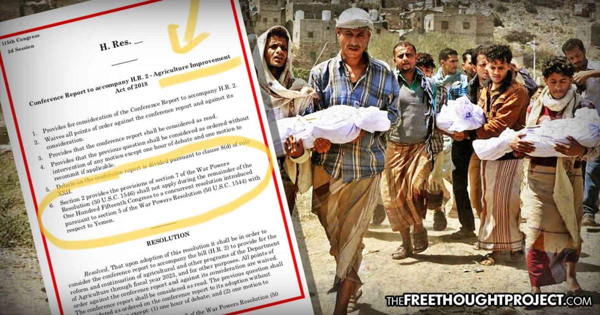 Congress Hid Illegal Legislation in Farm Bill to Further Support