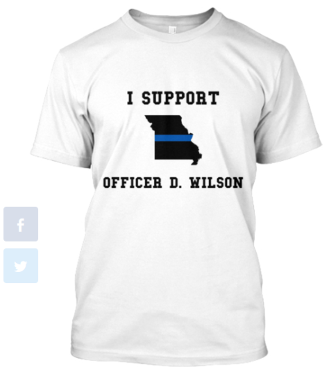 I SUPPORT OFFICER D. WILSON | Teespring 2014-09-14 20-06-49