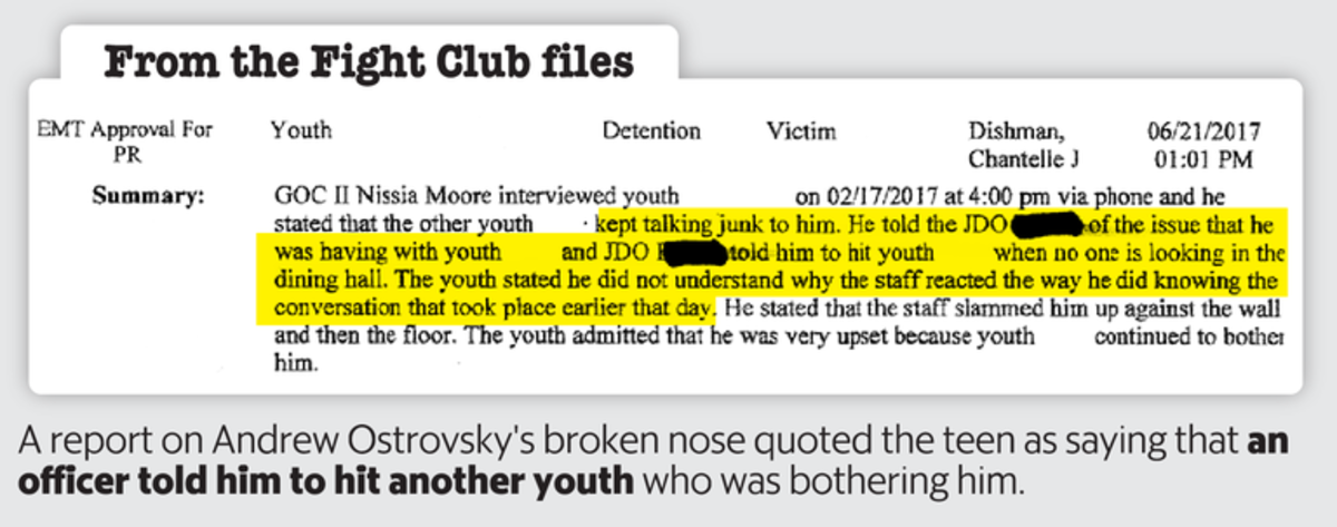 Image from the Miami Herald on their Fight Club Files investigations.
