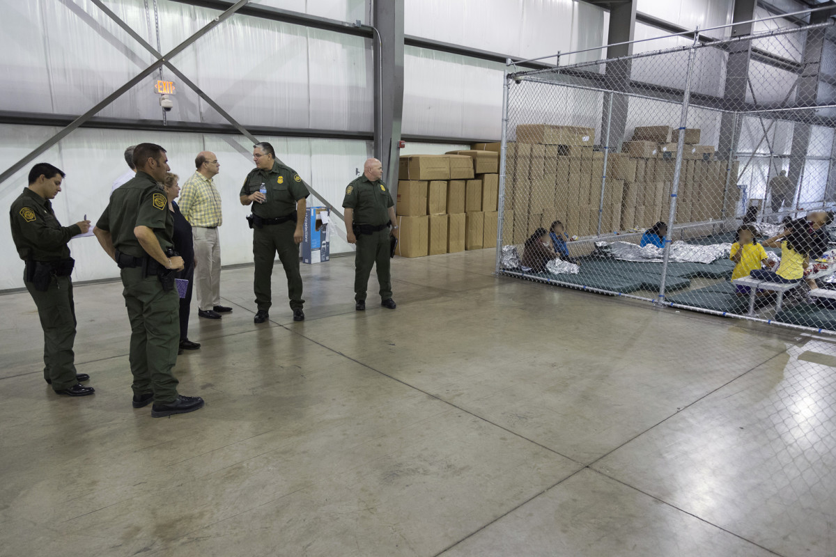 Photo: McAllen, TX, U.S. Rep. Jim McGovern (MA-02) tour of processing center.