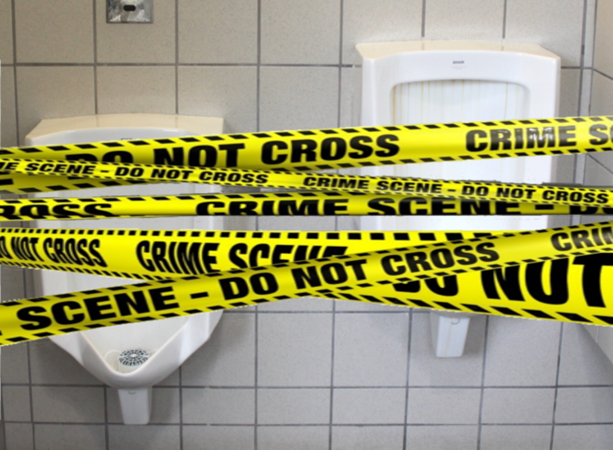 crime toilet