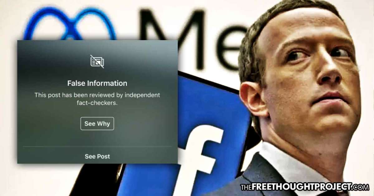 Facebook Quietly Admits in Court Filing that #39 Fact Checks #39 Are Actually