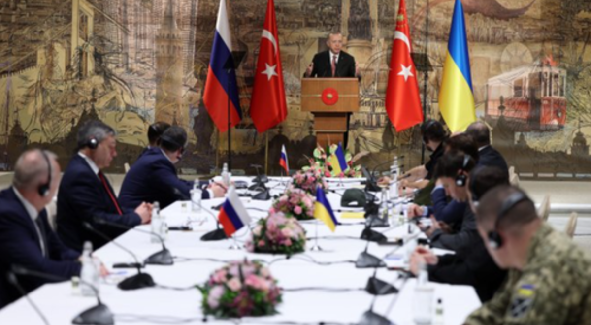Tuesday's Ukraine and Russia delegations hosted in Istanbul, Turkey