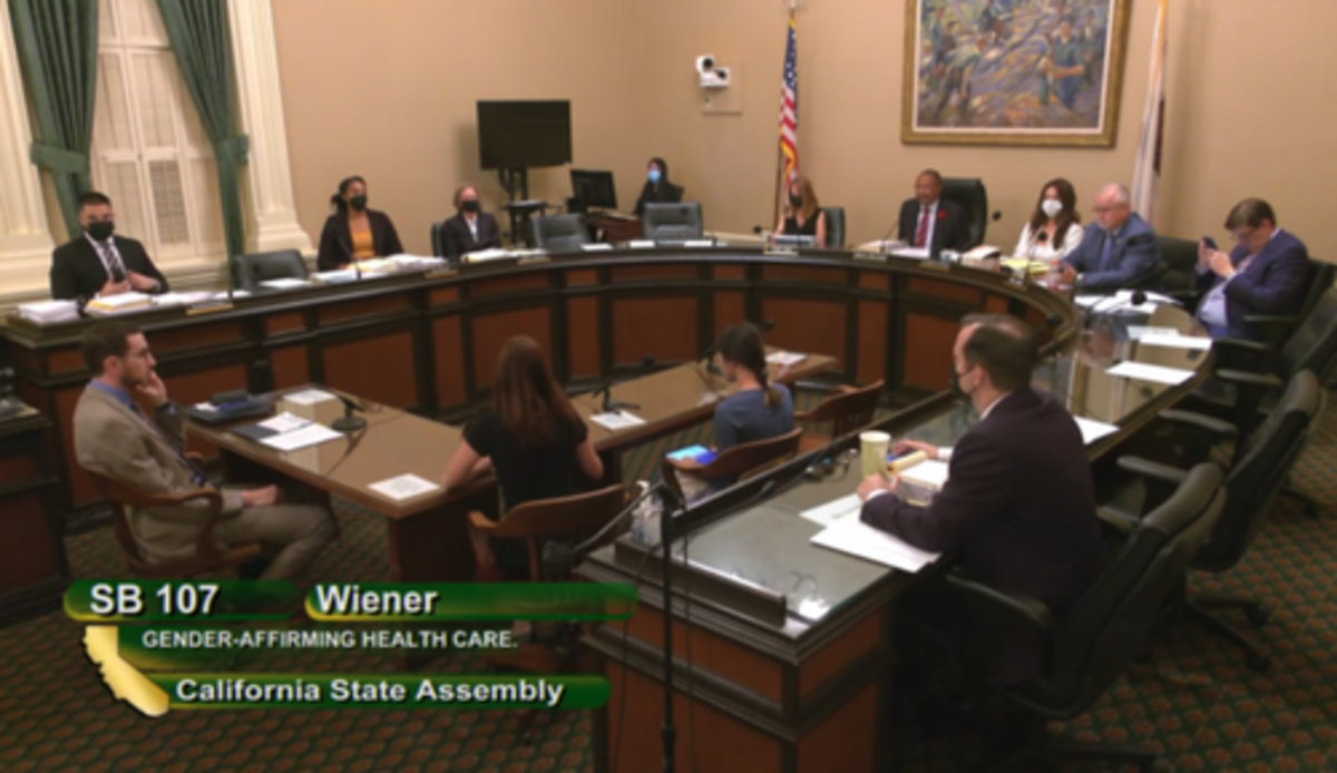 A California Assembly committee passes Senate Bill 107 in Sacramento on June 28, 2022. (Screenshot)
