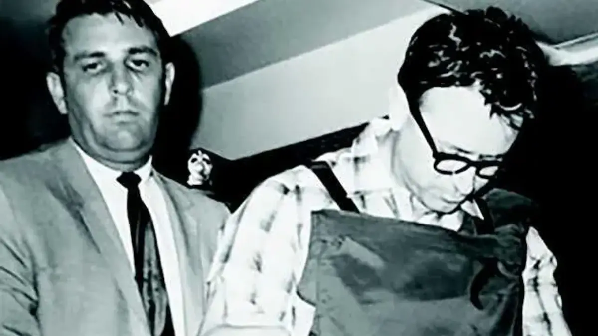 James Earl Ray after his arrest. [Source: pbs.org]