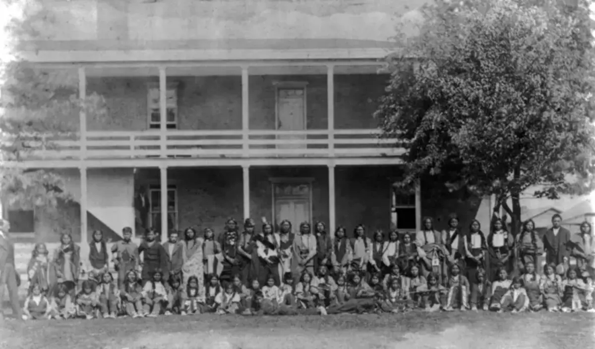 Carlisle Indian Industrial school. [Source: britannica.com]