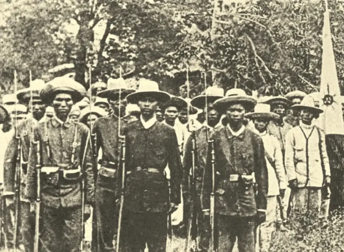 Filipino nationalist rebels targeted by U.S. colonial state. [Source: 1898miniatures.com]