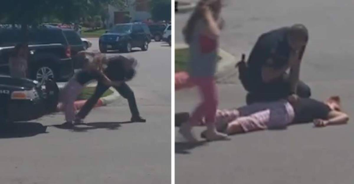 Cop-Knocks-Woman-Unconcsious-in-front-of-6-Year-Old-Daughter