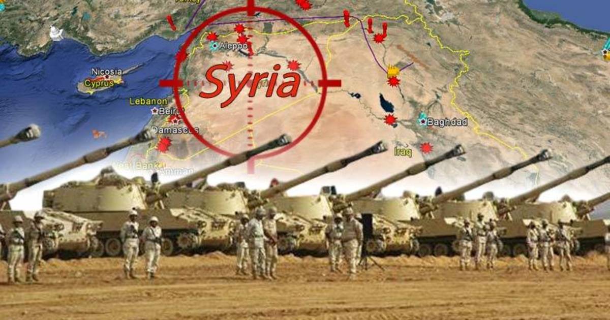 350,000-Soldiers,-20,000-Tanks-&-2,500-Warplanes-Amass-Near-Syria